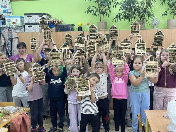 Warsztaty „Domki dla owadów” w naszej szkole!
