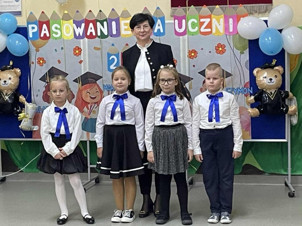 Pasowanie na ucznia klasy pierwszej